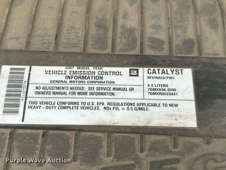 image for item NI9666 2007 Chevrolet  Express 2500 van