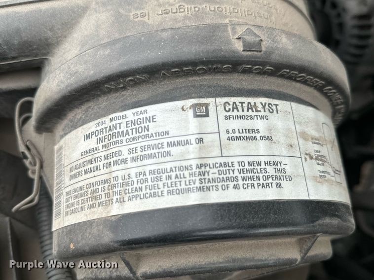 image for item NI9667 2004 Chevrolet Express 3500 van