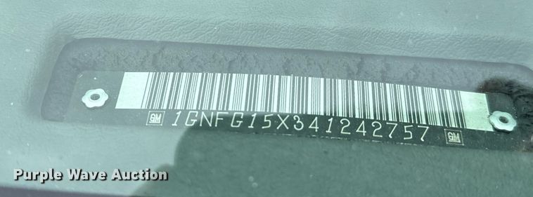 image for item NI9668 2004 Chevrolet Express 1500 van