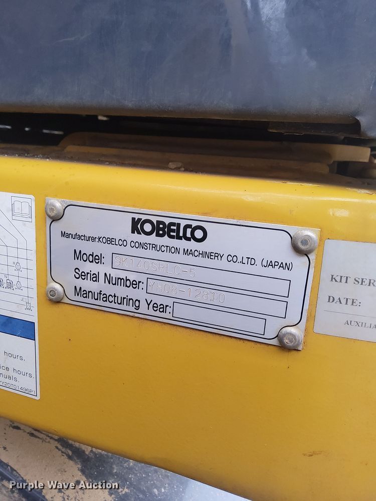 image for item NP9297 2018 Kobelco SK140SRLC-5  excavator