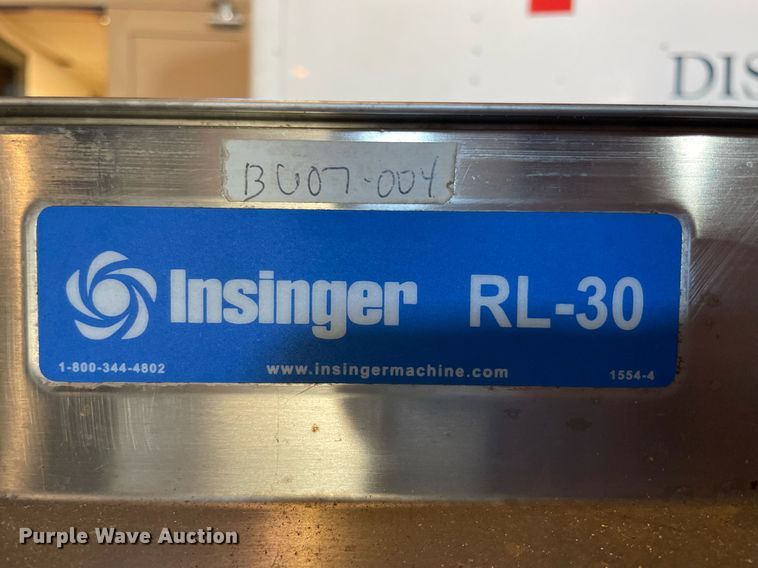 image for item NZ9024 Insinger RL-30  dishwasher