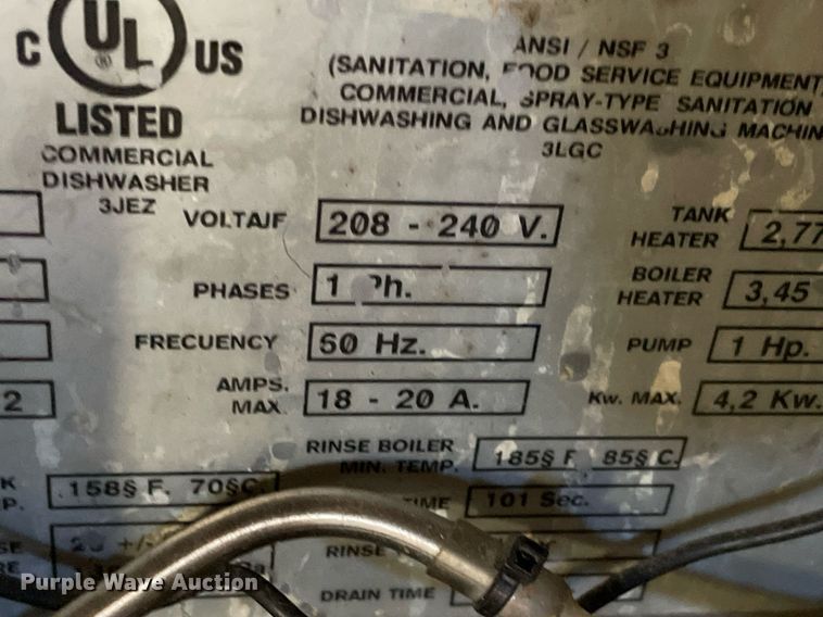 image for item NZ9024 Insinger RL-30  dishwasher