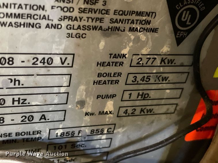 image for item NZ9024 Insinger RL-30  dishwasher