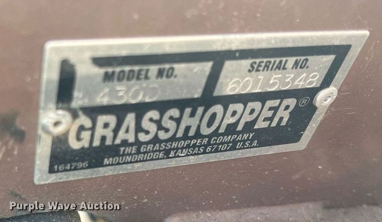 image for item OA9068 Grasshopper 430D  ZTR lawn mower