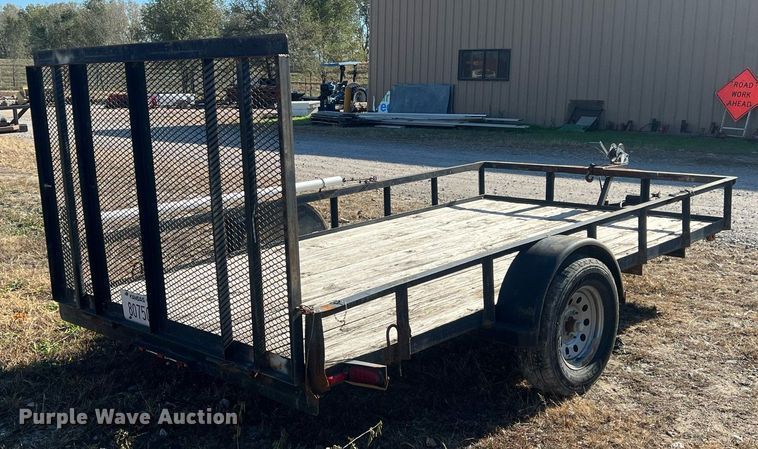image for item OA9082 2011 Jim's Manufacturing  utility trailer