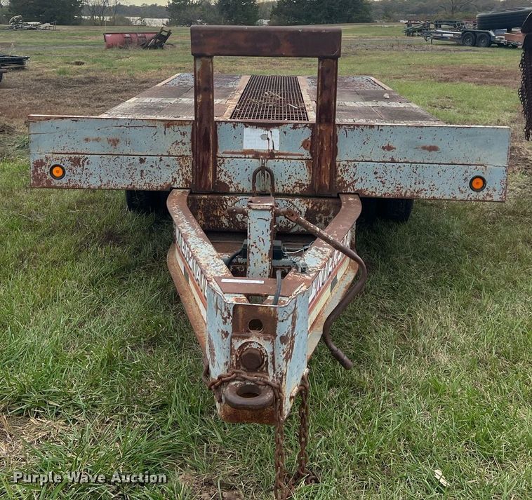 image for item OA9087 1996 Interstate 24TDT  tilt deck equipment trailer
