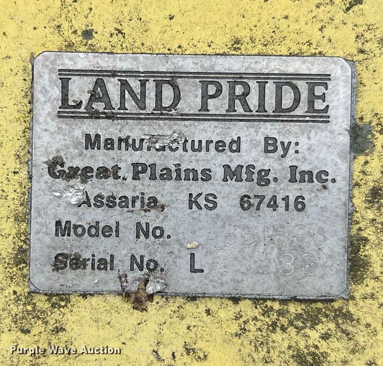 image for item OA9107 Land Pride  box blade