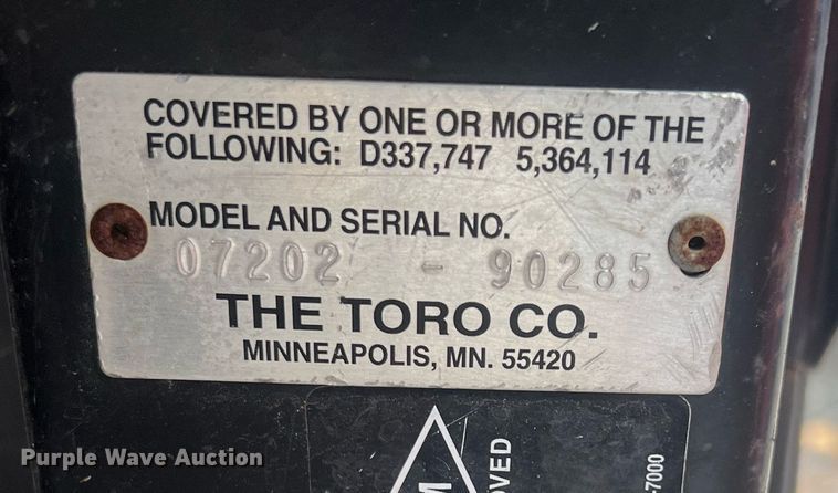 image for item OA9115 Toro Workman 3200  utility vehicle