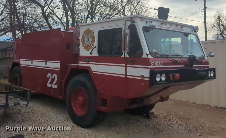 image for item OD9135 1986 Oshkosh T-series  pumper fire truck