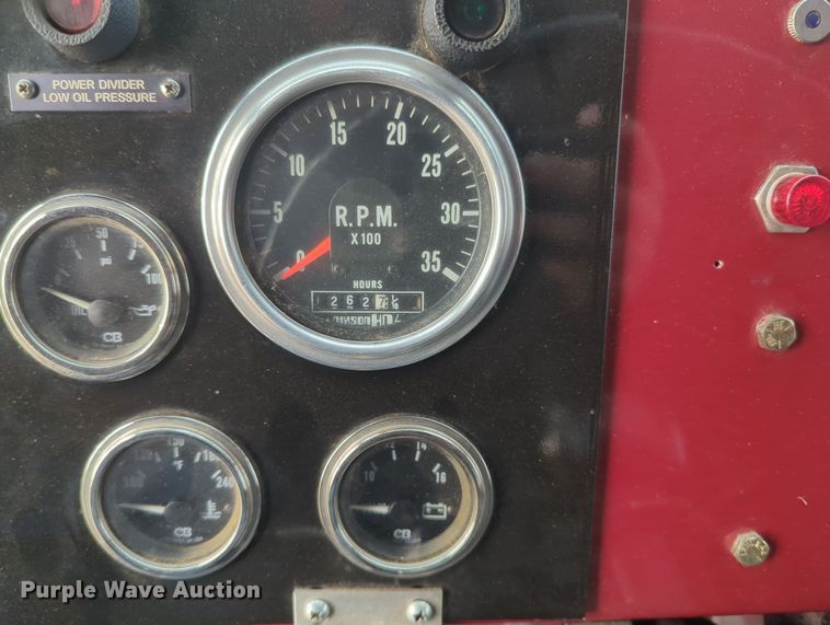 image for item OD9135 1986 Oshkosh T-series  pumper fire truck