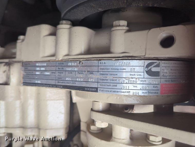 image for item OD9135 1986 Oshkosh T-series  pumper fire truck