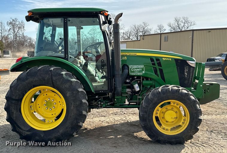 image for item OD9834 2014 John Deere 5100E  MFWD tractor