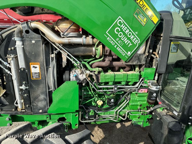 image for item OD9834 2014 John Deere 5100E  MFWD tractor