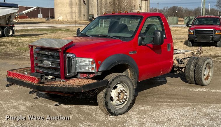 image for item OD9857 2007 Ford F550 Super Duty XL  truck cab and chassis