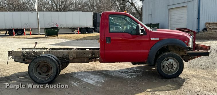 image for item OD9857 2007 Ford F550 Super Duty XL  truck cab and chassis