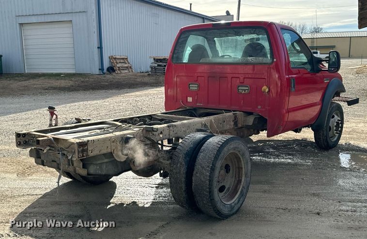 image for item OD9857 2007 Ford F550 Super Duty XL  truck cab and chassis