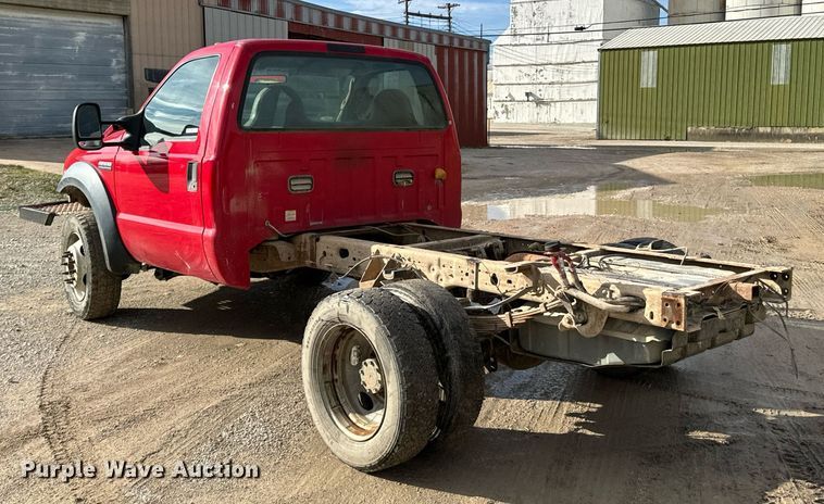 image for item OD9857 2007 Ford F550 Super Duty XL  truck cab and chassis