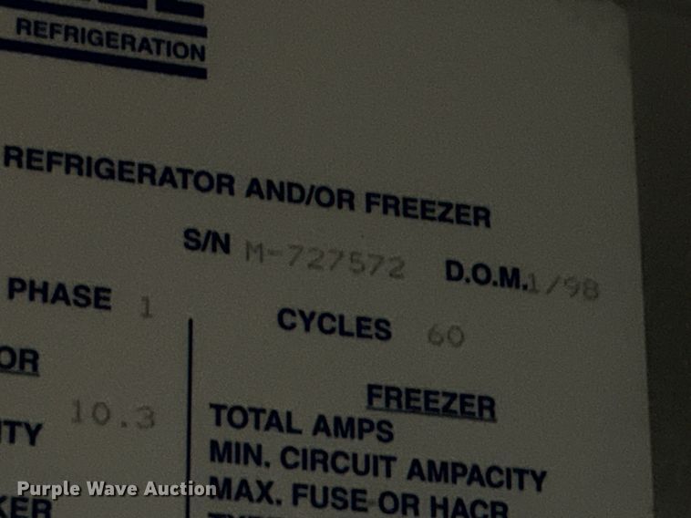 image for item OD9875 McCall 4-4020  refrigerator