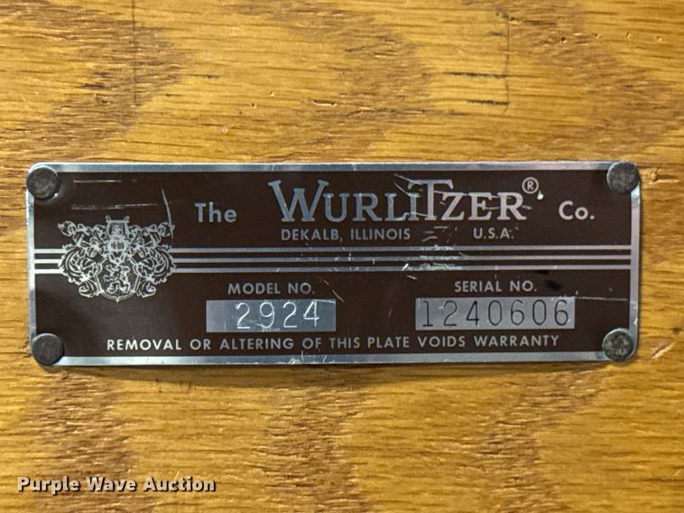 image for item OD9876 Wurlitzer 2924  piano