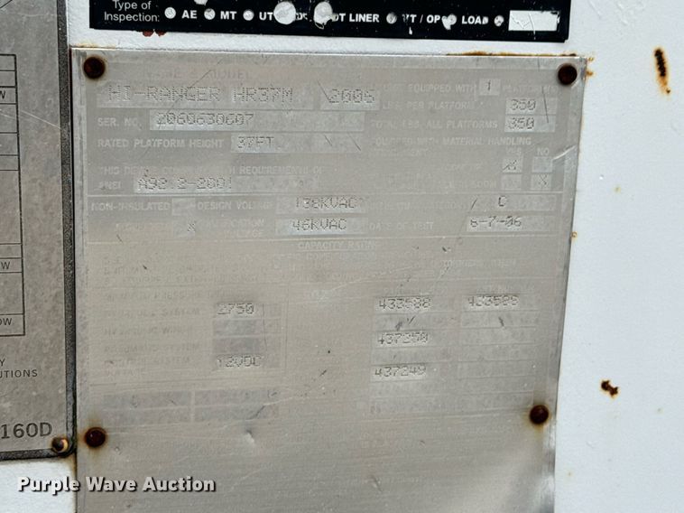 image for item OD9905 2007 Ford F650 Super Duty  bucket truck