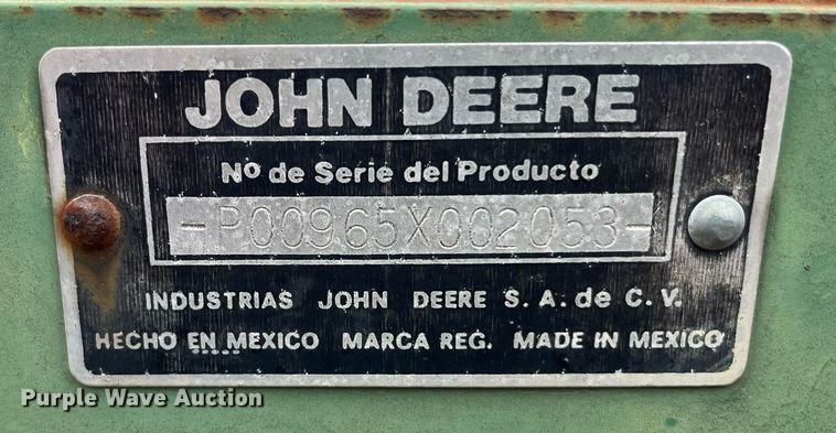 image for item EI0567 John Deere 965  five bottom plow