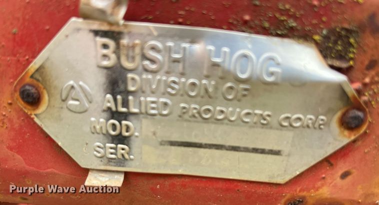 image for item EI0568 Bush Hog  cultivator
