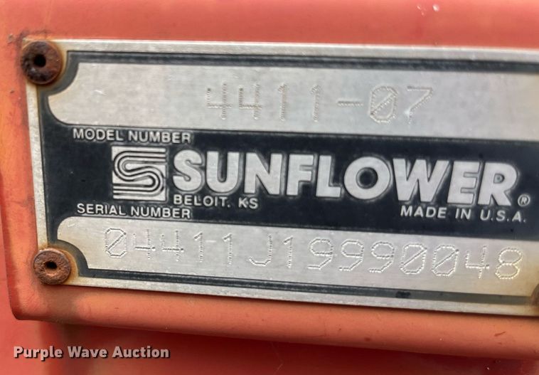 image for item EI0569 Sunflower 4411-07  disk ripper