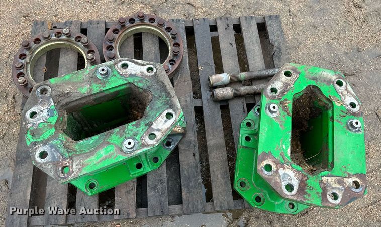 image for item EK9899 (4) John Deere 480/80R42 tires and wheels