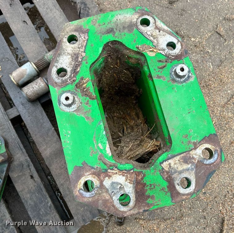 image for item EK9899 (4) John Deere 480/80R42 tires and wheels