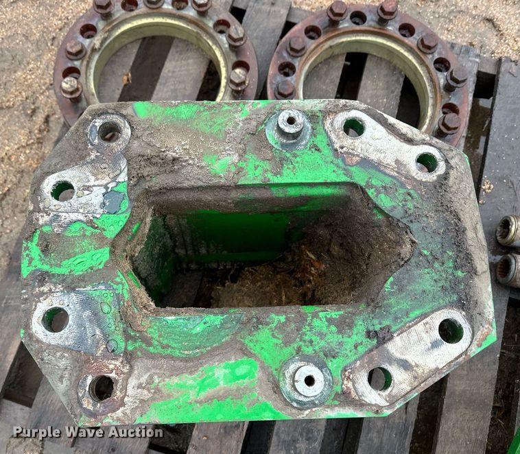 image for item EK9899 (4) John Deere 480/80R42 tires and wheels