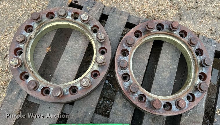 image for item EK9899 (4) John Deere 480/80R42 tires and wheels