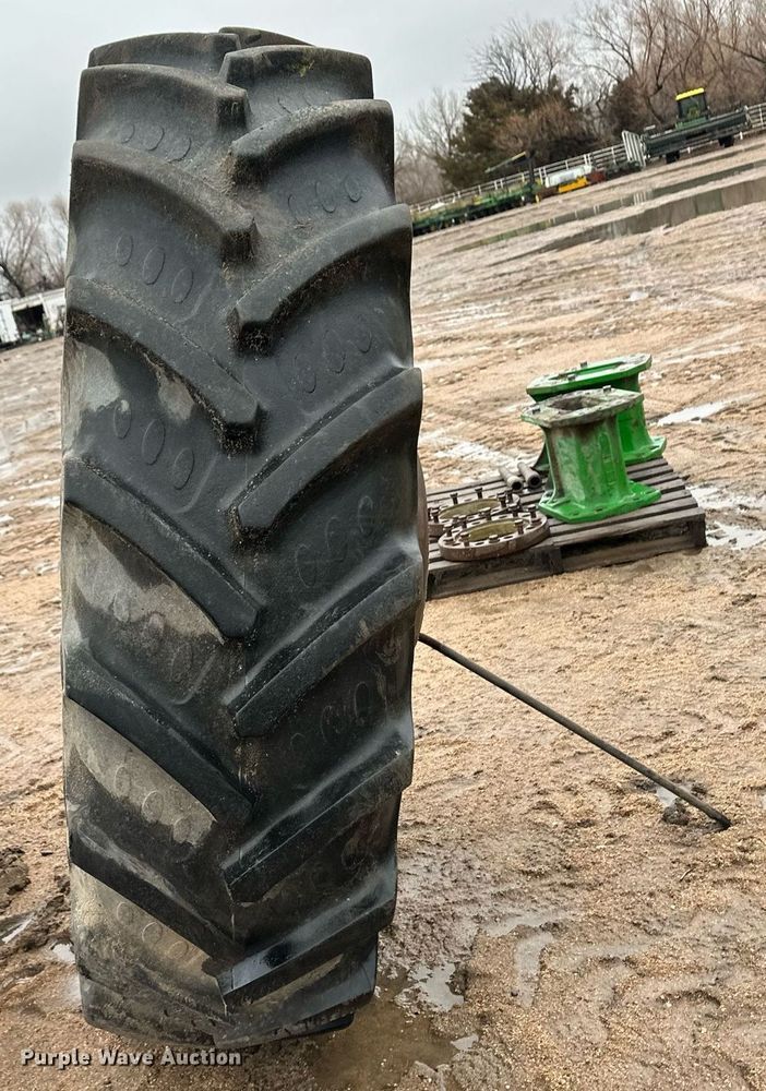 image for item EK9899 (4) John Deere 480/80R42 tires and wheels