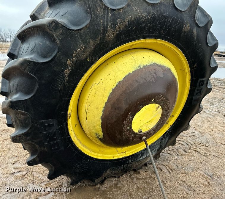 image for item EK9899 (4) John Deere 480/80R42 tires and wheels