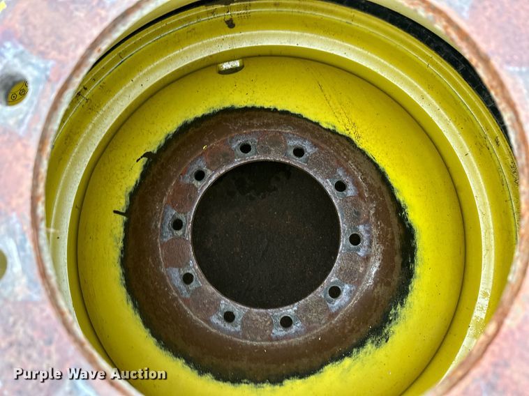 image for item EK9899 (4) John Deere 480/80R42 tires and wheels