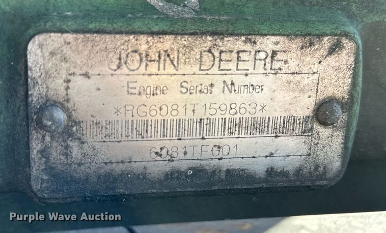 image for item IB9298 John Deere 6081TF001  engine
