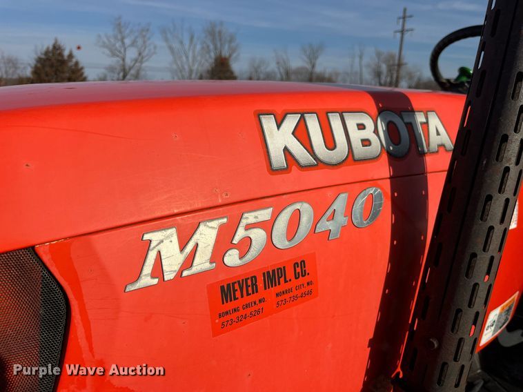image for item LD9923 Kubota M5040D  MFWD tractor