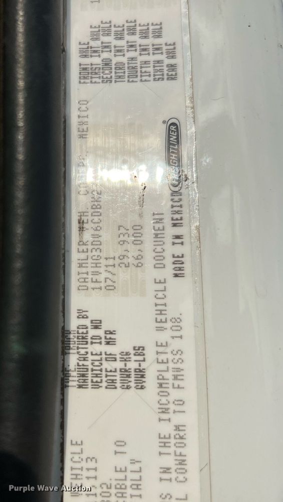 image for item DQ2344 2012 Freightliner 114SD  roll-off container truck