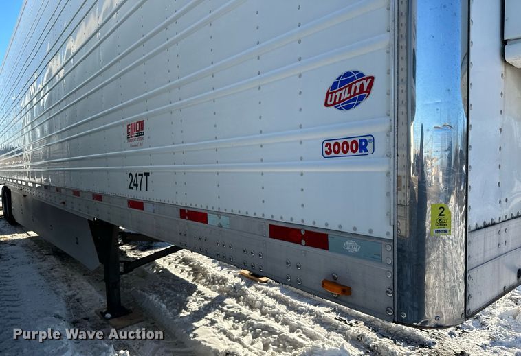 image for item DQ7408 2015 Utility  refrigerated van trailer