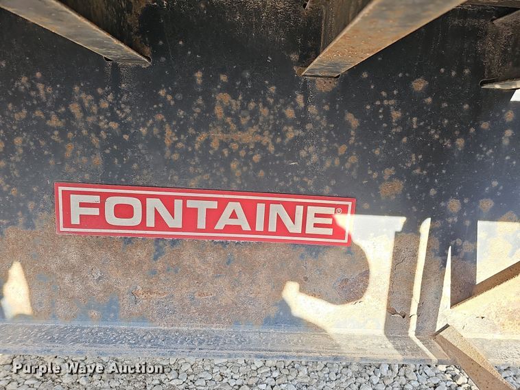 image for item DQ8498 2007 Fontaine  drop deck trailer