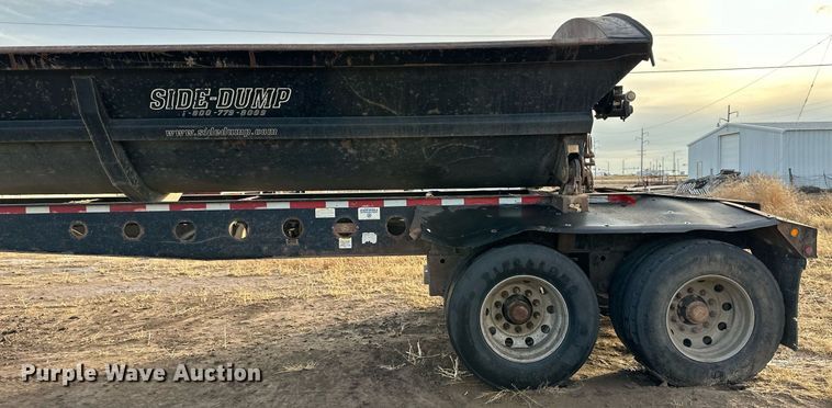 image for item EK9880 2012 SmithCo Manufacturing Co. Inc. SX2-42-34  side dump trailer