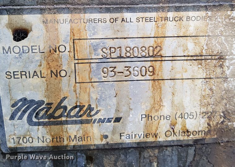 image for item LX9987 Mabar SP180802  dump bed