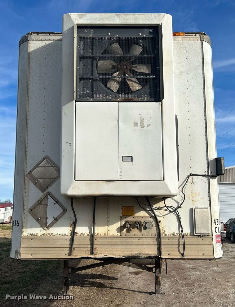 image for item NB9295 1993 Utility Trailer MFG VS2RX  refrigerated van trailer