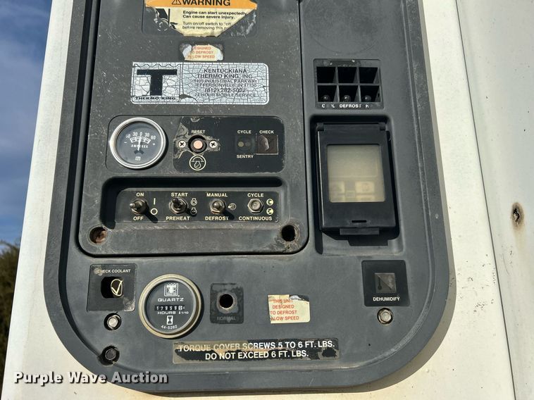 image for item NB9295 1993 Utility Trailer MFG VS2RX  refrigerated van trailer