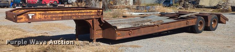 image for item OD9059 Shop built  equipment trailer