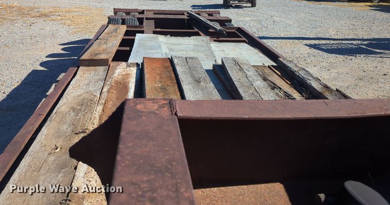 image for item OD9059 Shop built  equipment trailer
