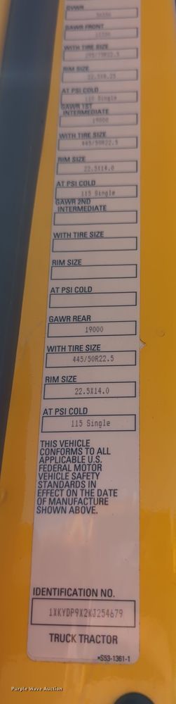 image for item OD9107 2019 Kenworth T680  semi truck