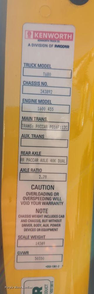 image for item OD9108 2020 Kenworth T680  semi truck