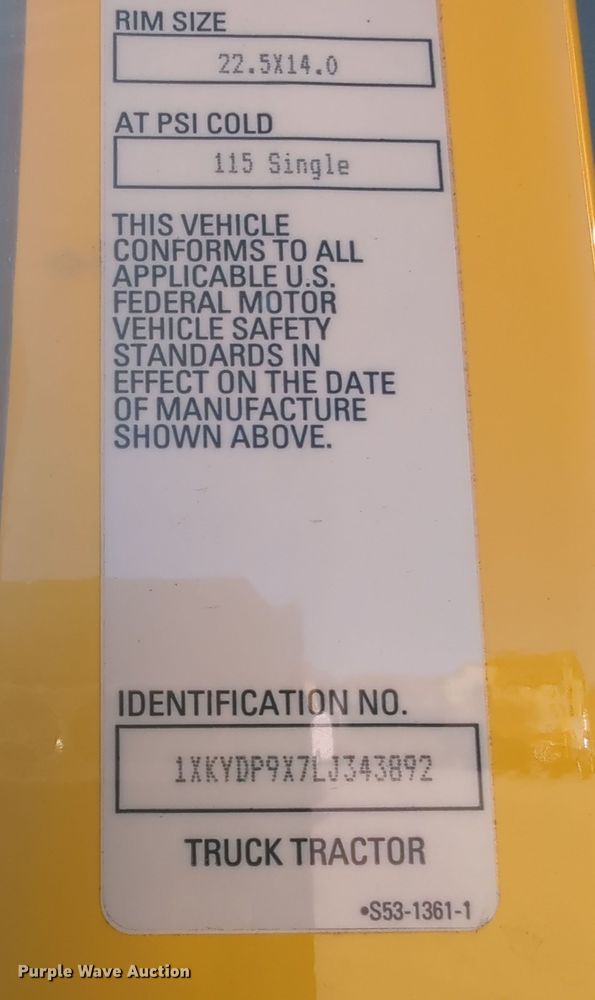 image for item OD9108 2020 Kenworth T680  semi truck