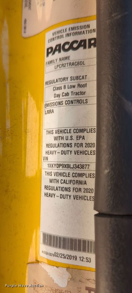 image for item OD9110 2020 Kenworth T680  semi truck