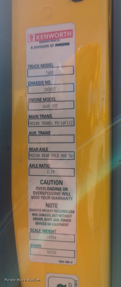 image for item OD9110 2020 Kenworth T680  semi truck